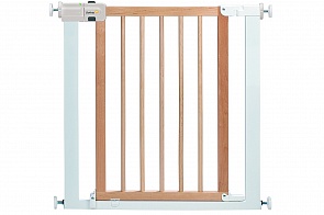 Ворота безопасности Easy Close Wood & Metal, белый/натуральное дерево (Safety 1st, 24184316)